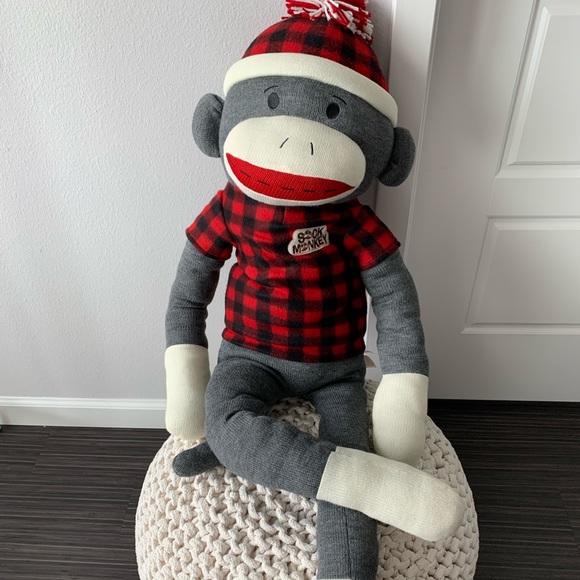 Sock Monkey NWOT Stuffed Animal Bundle - Picture 1 of 6